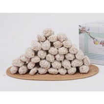 강릉 한과 찹쌀강정(중) 1kg / 수제한과 찹쌀+조청 사기막전통한과, 1개
