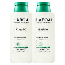 라보에이치 프로바이오틱스 탈모 증상 완화 샴푸 두피강화, 180ml, 2개