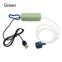 산소발생기 휴대용 가정용 산림욕기 수족관 공기 펌프 물고기 탱크 usb 자동 공기 압축기 통풍기 미니 소형 oxygenator 수족관 액세서리 5v 1w, 녹색