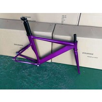 픽시프레임 카본 자전거 프레임 셋700C Fixie 자전거 프레임 알루미늄 합금 세트 48 52 56 mm 회색 단일 속, 06 gloss purple_01 48 센치메터