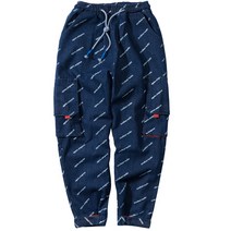 BAPE 조수 브랜드 툴링 청바지 문자 패턴 인쇄 힙합 루스 스트레이트 남성과 여성 루스 레깅스 스페셜 에디션