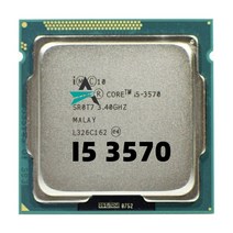 중고 i5 3570 프로세서 쿼드 코어 LGA 1155 데스크탑 CPU 3.4Ghz L3 = 6M 77W 소켓, 한개옵션0