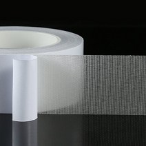 (1+1+1) 초강력 산업용 양면 테이프 더 좋은 근성과 방수성 반투명 접착제 *3, 화이트(4cm*20m)*3