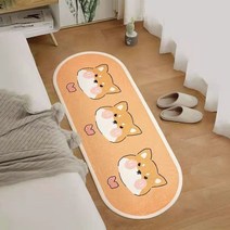 두툼한 침실 러그 러블리 소녀 침대 거실 플로팅 매트 21종