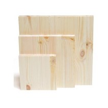아이베란다 목재자투리모음 소품제작용 스트링아트재료, 9.레드파인집성 24T 150x150(4개)