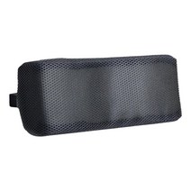 Royalways 노인을 위한 이동할 수 있는 덮개 머리 베개를 가진 U 유형 휠체어 머리 받침, 메쉬 천, 스펀지, 검은색