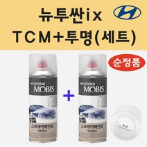 순정품 현대 뉴투싼ix TCM 팬텀블랙 스프레이 페인트 + 투명스프레이
