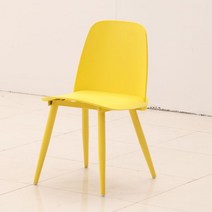 인테리어 카페 예쁜 의자 철제 플라스틱 우드 디자인 사출 센추리 원목 에피하임 푹신한 곡목, 화이트 - 투명