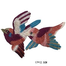 1 pc 새 피닉스 공작 크랜 자수 꽃 레이스 패브릭 패치 diy 옷 수리 배지 의류, Style 11, 1개