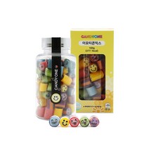 [캔디원] 수제캔디 이모티콘믹스 (패트) 100g + 종이케이스, 1개