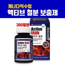캐나다직구 철분영양제 철분제 철분 보충제 남성 여성 임산부 수유부 성장기 청소년 어린이 체내 산소운반 혈액생성 효능 Active Iron 프리미엄 건강기능식품 추천, 1개, 브레인비 3박스