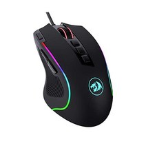 Redragon M612 Predator RGB 게임용 마우스 11개의 프로그래밍 가능한 버튼 및 5개의 백라이트 모드가 있는 8000 DPI