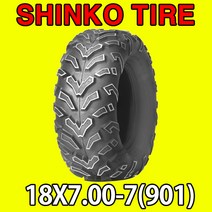 신흥/신코/SHINKO/타이어/TE100/18X7.00-7/18X7-10/18/7-10/와우100구형/사발이/ATV/901/튜브리스 오프로드