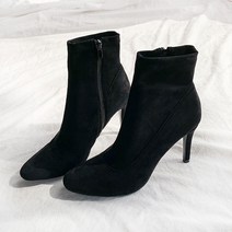 여성 하이힐 스웨이드 앵클부츠 9cm