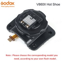 Godox V860II V860IIC V860IIN V860IIS V860IIF V860IIO 플래시 스피드 라이트 핫슈 액세서리 교체, [02] V860IIN for Nikon
