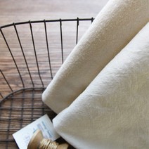 더패브릭 대폭 바이오피그먼트 워싱광목 무형광 광목원단 (20수) 2color, 내츄럴아이보리