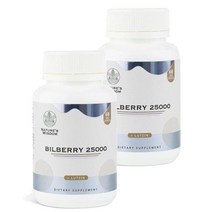 Nature’s Wisdom 네이처스위즈덤 뉴질랜드 빌베리 25000 + 루테인 60캡슐 2팩