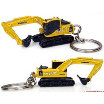 Komatsu 1대128 4CM 굴삭기 포크레인 모형 열쇠고리 키홀드, 3 히타치 셔블
