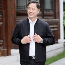 중년 남성 자켓 봄가을 얇은 중장년 남성복 캐주얼 코트 야구넥 아빠 봄옷 상의