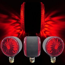 LED 양면등 차폭등 사이드램프 레드 빨간색 화물차 1톤윙바디 안개 4톤트럭, 24V용-할로겐전구 소형