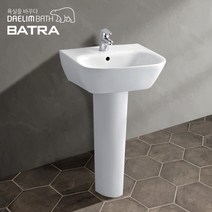 [고치고] 대림바스 바트라 BL-201-1 1홀긴다리세면대 세면대 교체 시공 욕실 긴다리 세면대 세면기 욕실 화장실 전국배송 세면대부속, 1개