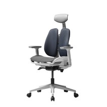 듀오백 D2 에어로 D2-200MW 좌판메쉬의자, 블루