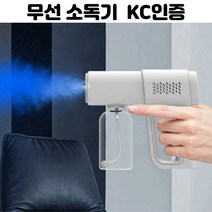 소독 스프레이 실내소독기 방역장비 방역분사기 나노입자 셀프 소독건 KC인증, 스프레이건+리필용 소독제 2L