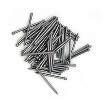 아이베란다 무두못 작은머리 쇠못 나무 못 목공용 탄소강 아연도금 IV, 30mm(약60개)