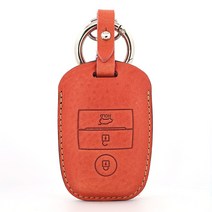 페레노 기아 올뉴 모닝 더뉴 레이 스마트키 가죽케이스 키홀더 키링 PK04, 미네르바복스 핑크