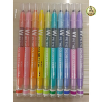 동아 지워지는 형광펜 10색, 혼합 색상, 81세트