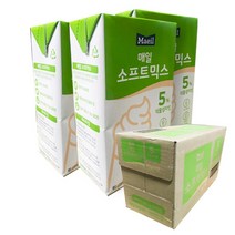 매일유업 소프트믹스 식물성지방 5% 바닐라향 (하이믹스) 3박스 18팩 아이스크림, 3box, 1000ml