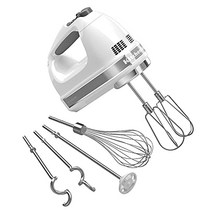 키친 에이드 Kitchen Aid 9단계 변속 핸드 믹서 샤이니 화이트 KHM928SW