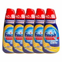 피니시 레몬젤 5P 식기세척기전용세제 젤타입, 단품