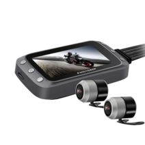 모터사이클 HD 방수 와이파이 듀얼 레코딩 듀얼렌즈, 상세 페이지 참고, 그레이 블랙패키지 1