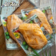 지웨이 올스타 스팀 닭가슴살 스테이크맛 100g, 50팩
