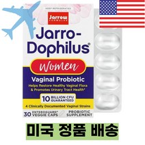 자로우 포뮬러스 바지널 여성용 프로바이오틱 유산균 100억 CFU 베지캡슐 30개