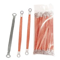 편조 케이블 접지선 연결 와이어 본딩 구리 접지 범퍼 100개, 구리 클래드 알루미늄 4m -  250mm