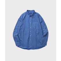 유니온블루 UNION BLUE DYED LAUNDRY SHIRT (OCEAN BLUE)