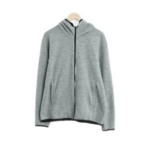 유니클로 그레이 면 후드집업 남자 M 9248