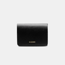리본즈 질 샌더 남성 23SS 블랙 폴드 카드 지갑 J07UI0012 P4840 001 J07UI0012P4840001 (P002573487)