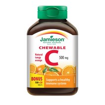 자미에슨 츄어블 C 500mg 내추럴 탠지 오렌지 타블렛, 120정, 1개