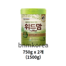 위드맘 무항생제 원유 분유 3단계, 1500g, 2개