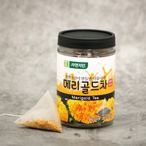 자연지인 메리골드 차 삼각 티백 20T 용기형 선물용, 20T 1통