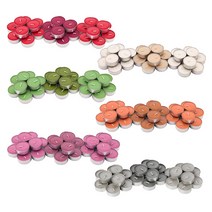 이케아 SINNLIG 미니 향초, 내추럴, 30개