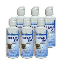드림아이 소프트렌즈 멀티액 150ml x6개 + 렌즈케이스 증정 다목적용액 세척액 보존액 단백질 제거, 단품없음