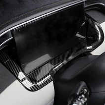 유투카 투싼NX4 튜닝 계기판 프레임 커버 카본 우드 몰딩 차량 실내 인테이러 스크래치 방지 용품, 카본 1P