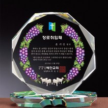 [감사패] 크리스탈명패 명패제작 크리스탈명패 공장직접 회사 상사 포토패 상패룩 룩판촉물 보라원색, 선택옵션