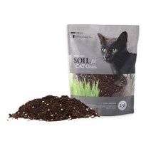 포픽 캣그라스 캐잎 밀 귀리 화분 재배키트, 캣그라스 배양토 2.5L