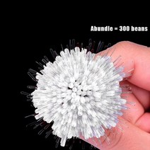 낚시좌대 스마트 보관 거치대 선상 갯바위 서프스탠드 300 개/몫 낚시 Bobber 실리콘 공간 콩 플로트 타원, 15 Colorful spots L