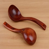주방 옻 칠 나무 국자 조리 기구 국 찌게 볶음 요리 우드 스쿱, 대